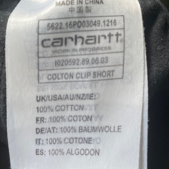 CARHARTT WIP COLTON CLIP SHORT - Large - Picture 6 of 6